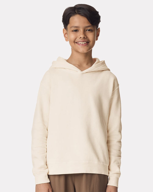Youth Garment-Dyed Lightweight Hooded Sweatshirt
