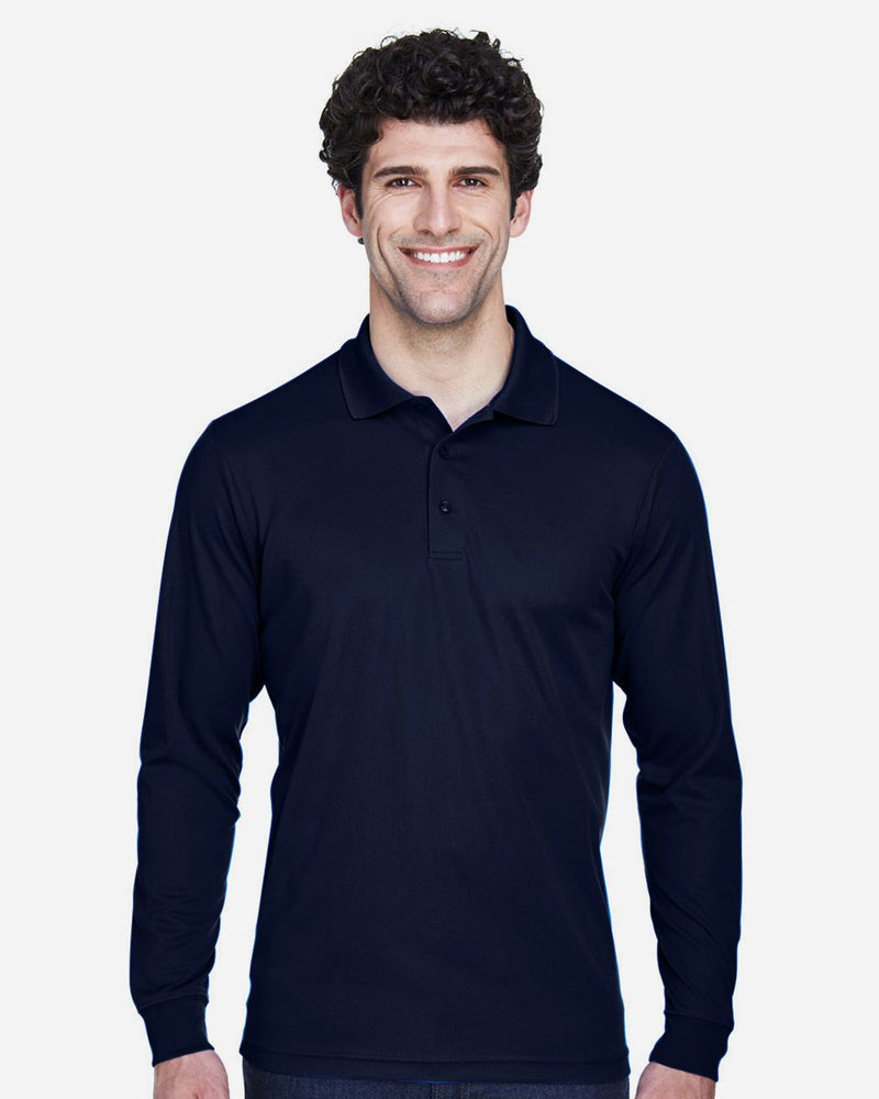 Men's Tall Pinnacle Performance Long Sleeve Piqué Polo
