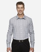 Men's Crown Collection® Glen Plaid Woven Dress Shirt