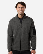 Men's Jasper Jacquard Full-Zip Fleece Jacket