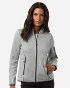 Women's Jasper Jacquard Full-Zip Fleece Jacket