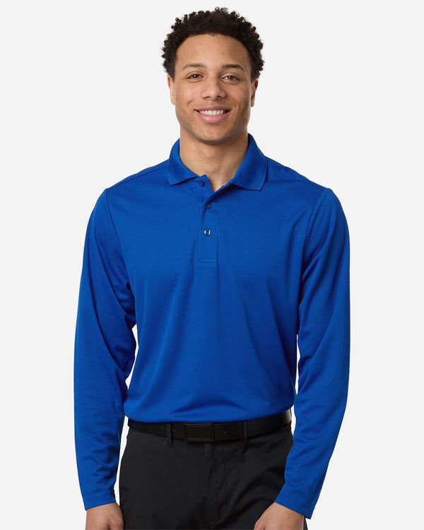 Men's Nova Performance Long Sleeve Pique Polo