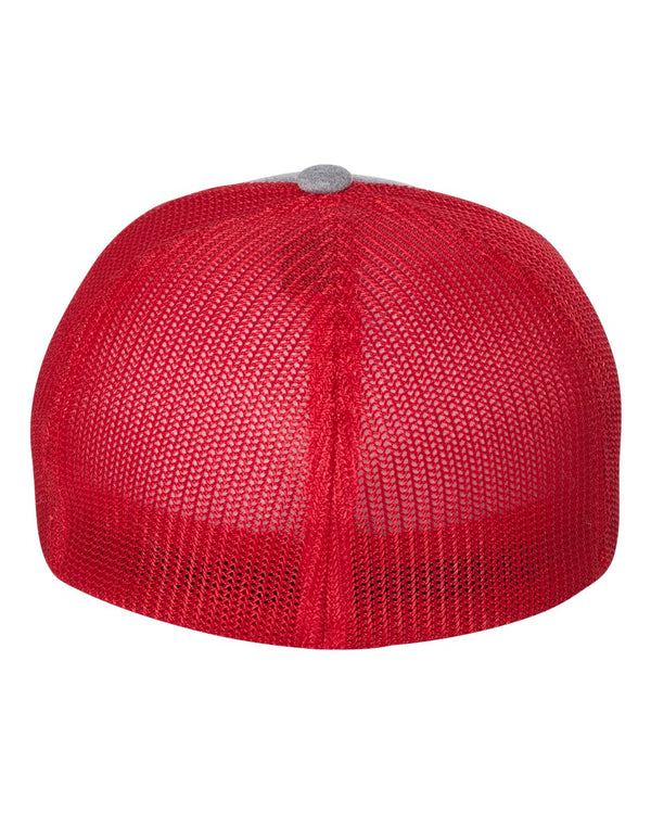 Heather Grey/ Red - Back